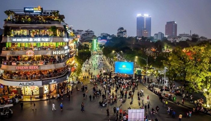 Phố Đi Bộ triển khai từ 19h tối thứ Sáu đến 24h Chủ nhật