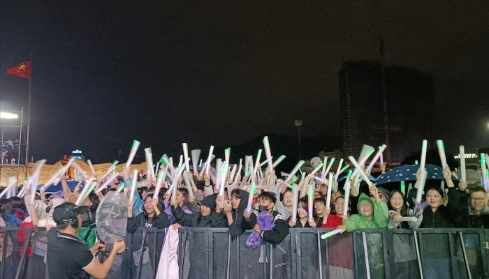 Không khí lễ hội sôi động tại Countdown 2026 tại Bình Định