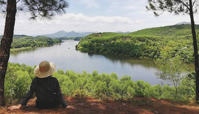 Ánh chiều tà tại Đồi Vọng Cảnh