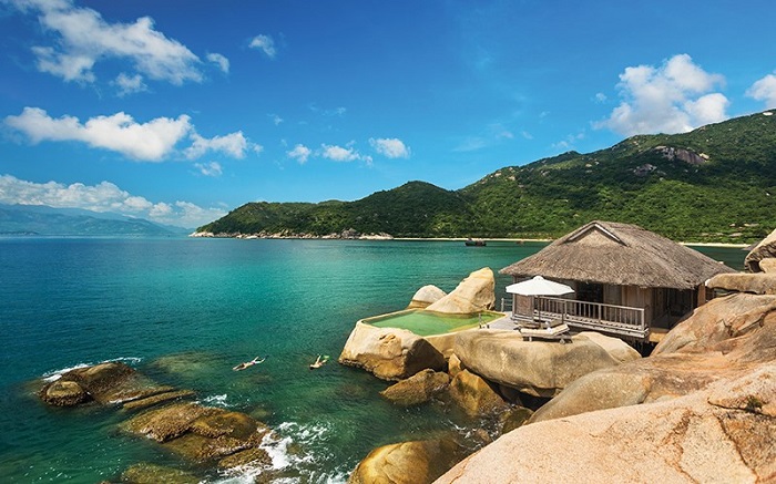 Cảnh đẹp tại đảo Tứ Bình Nha Trang