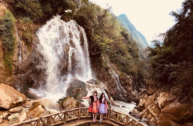 Cảnh đẹp tại thác Tiên Sa