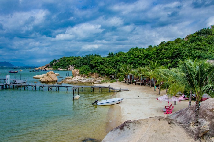 Cảnh đẹp thiên nhiên tại bãi Sao Biển Nha Trang