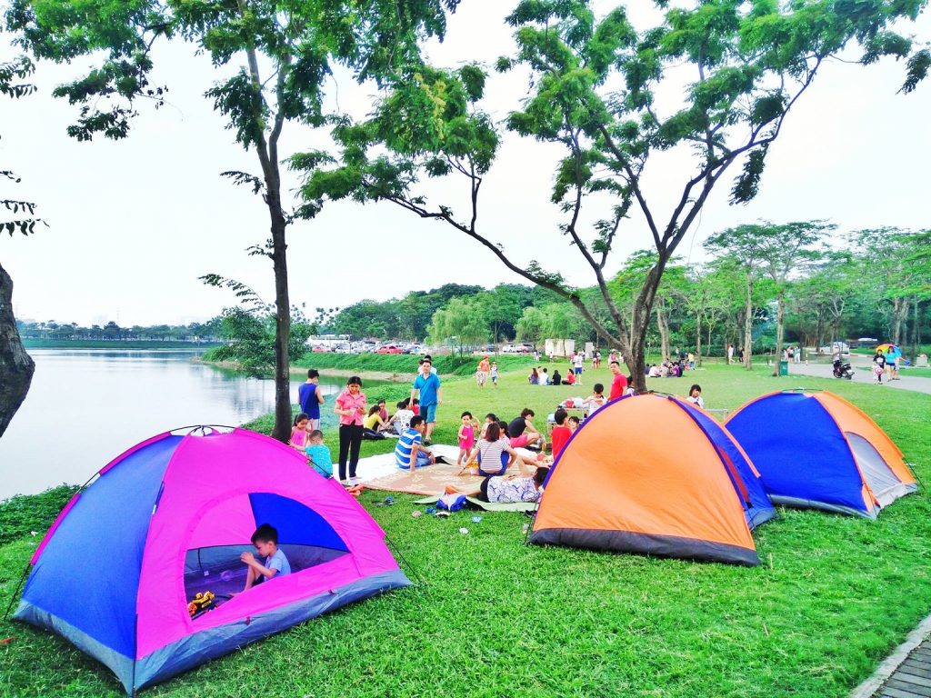 Cắm trại tại công viên Yên Sở 3