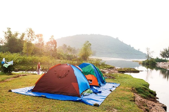 Cắm trại tại hồ Đồng Xanh Đồng Nghệ