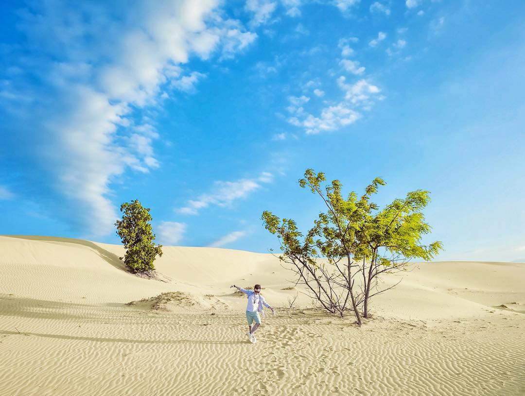 Chụp ảnh đẹp tại Đồi cát Nam Cương Ninh Thuận