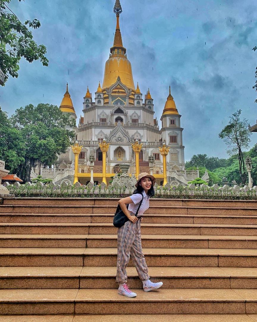 Checkin tại chùa Bửu Long Sài Gòn