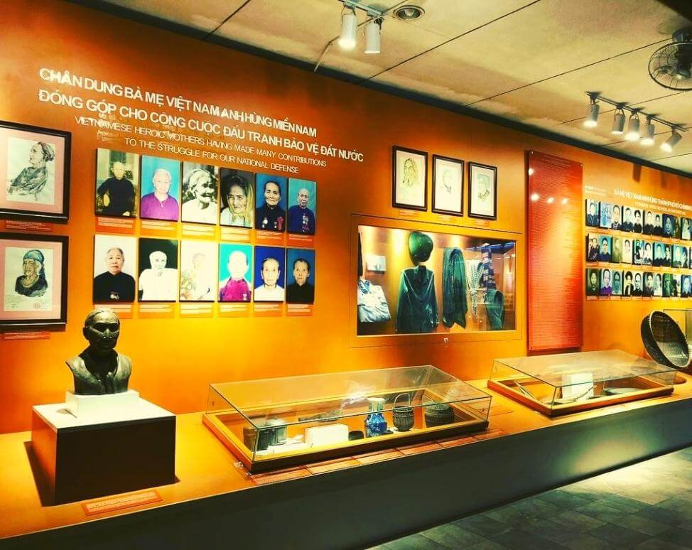 Những hiện vật tại bảo tàng phụ nữ Nam Bộ