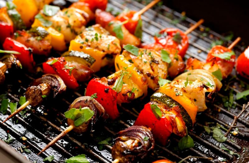 Rau củ Đà Lạt nướng