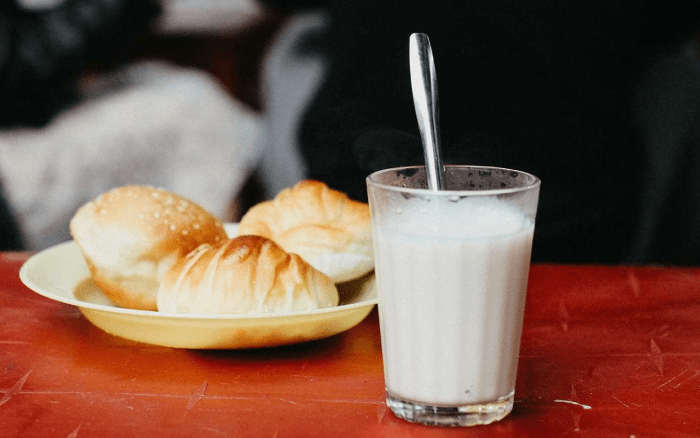 Sữa đậu nành nóng