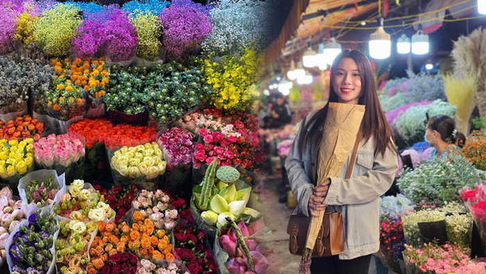 Check-In Chợ Hoa Quảng Bá - “Đà Lạt Thu Nhỏ” Giữa Thủ Đô - 123Tadi: Chia Sẻ  Kinh Nghiệm Du Lịch