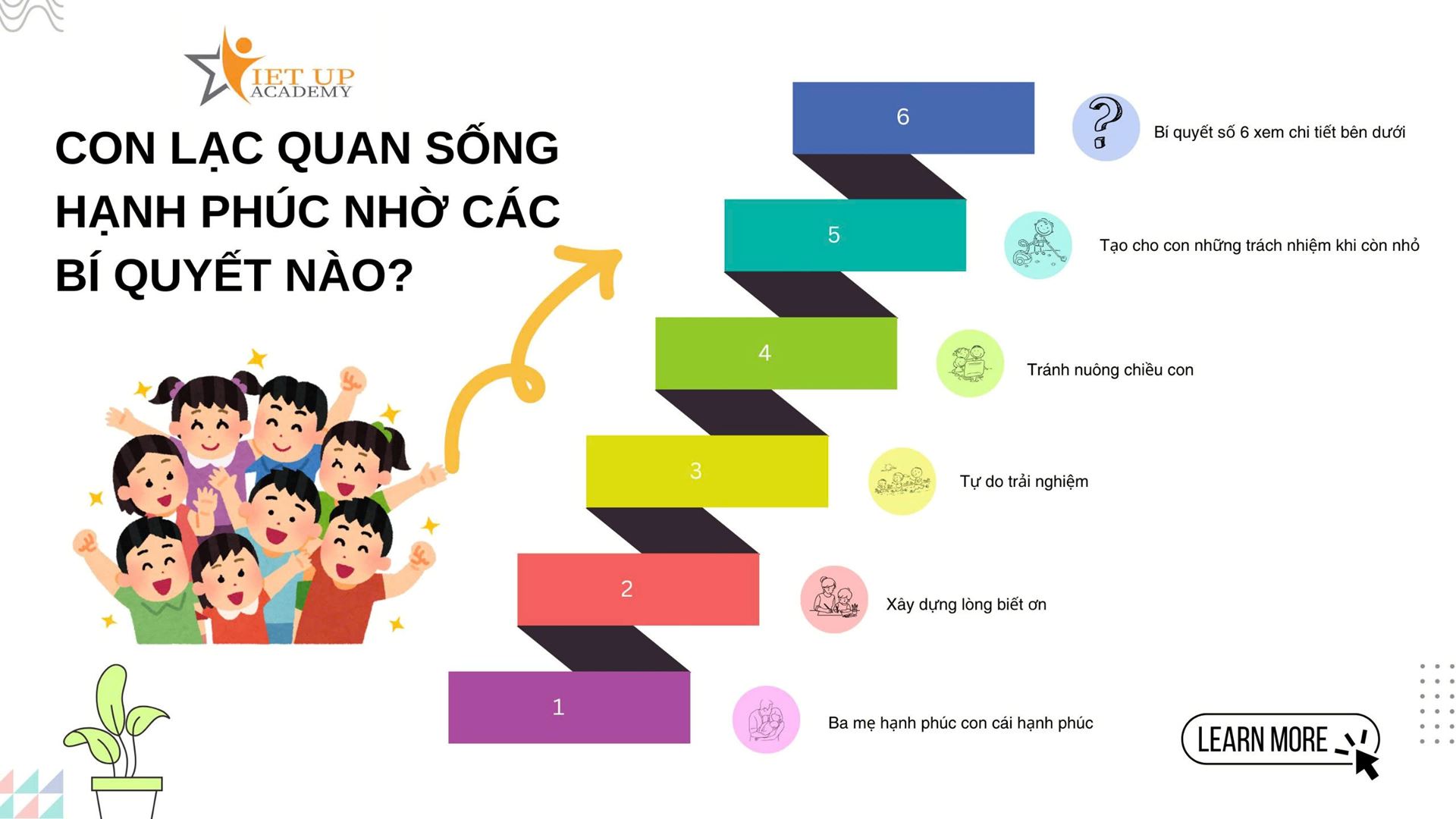 Con Lạc Quan Sống Hạnh Phúc Nhờ 6 Bí Quyết