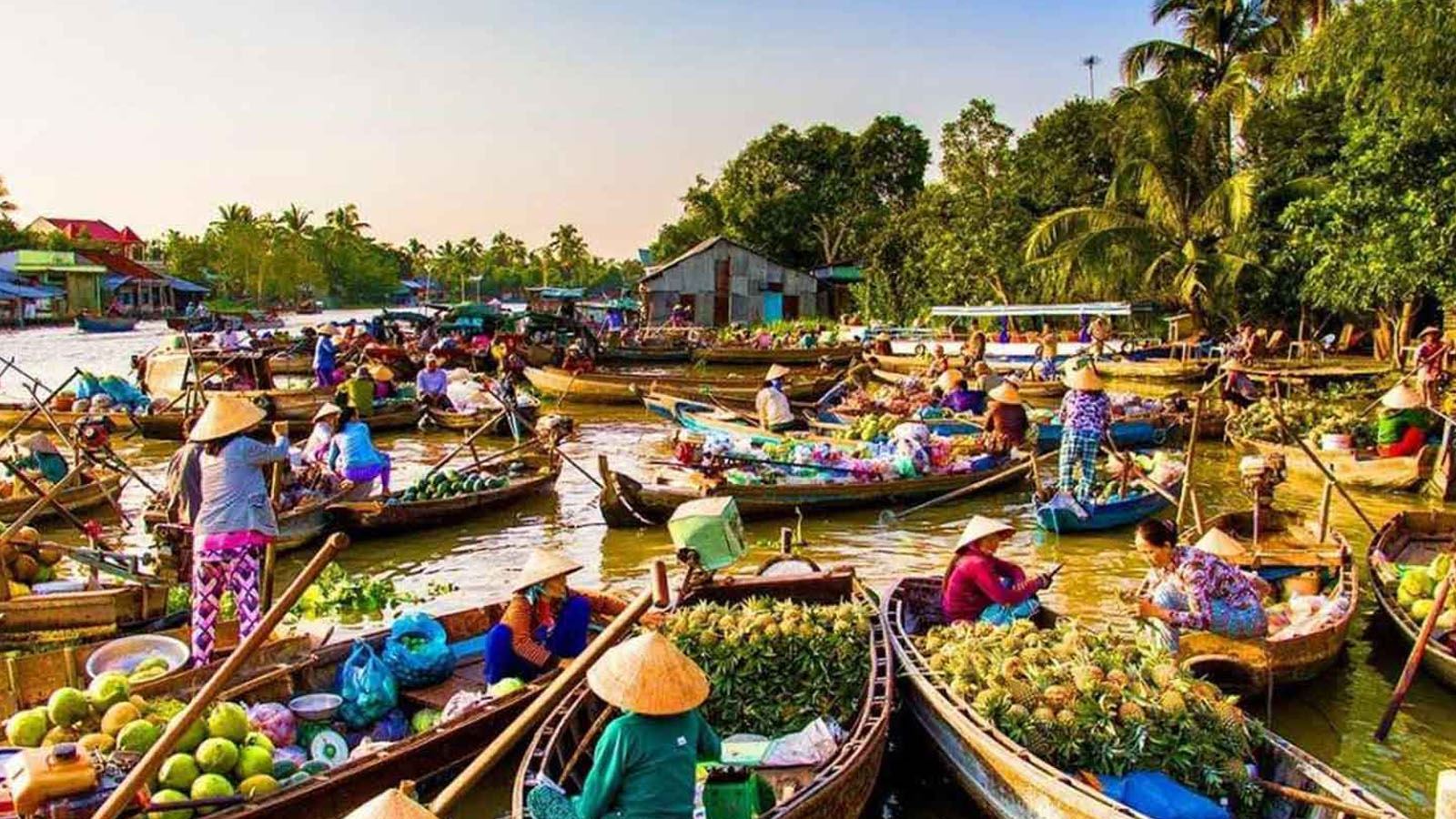 Về An Giang ghé thăm chợ nổi Long Xuyên: Trải nghiệm đậm nét miền sông nước