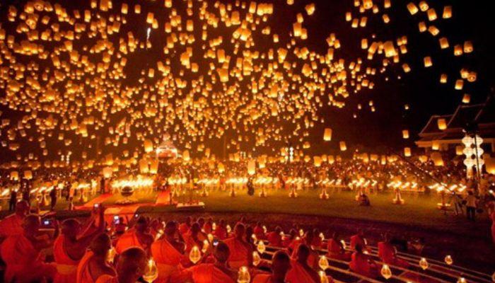 Lễ Hội Đèn Trời Và Lễ Hội Thả Đèn Hoa Đăng Thái Lan - 123Tadi: Chia Sẻ Kinh  Nghiệm Du Lịch
