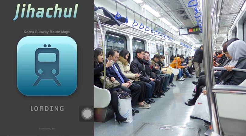 Du lịch Hàn Quốc - Ứng dụng tàu điện ngầm